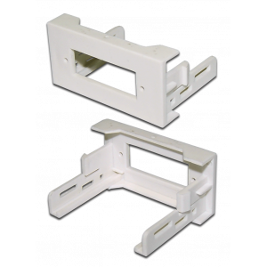 22.5x45 Mosaic insert for duplex SC adapter, white